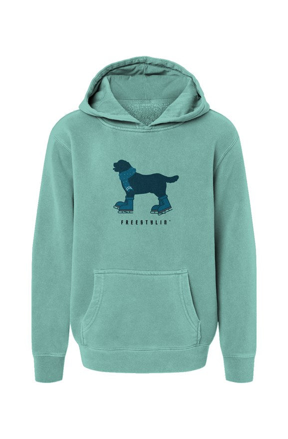 Mint Freestylin’ Youth Pigment-Dyed Hoodie