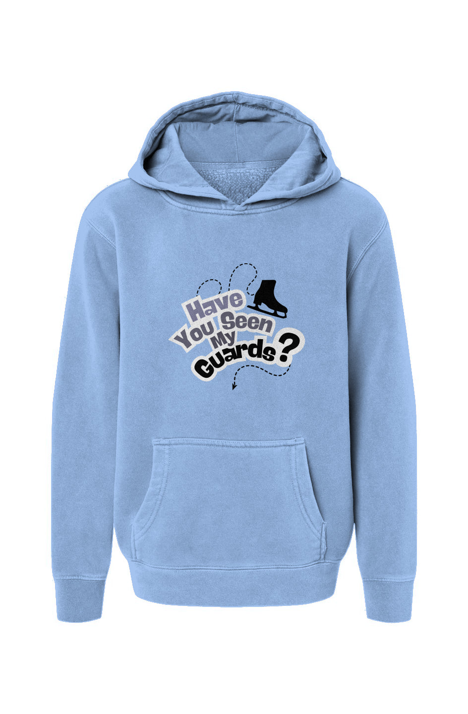 Have You Seen My Guards - Youth Pigment-Dyed Hoodie