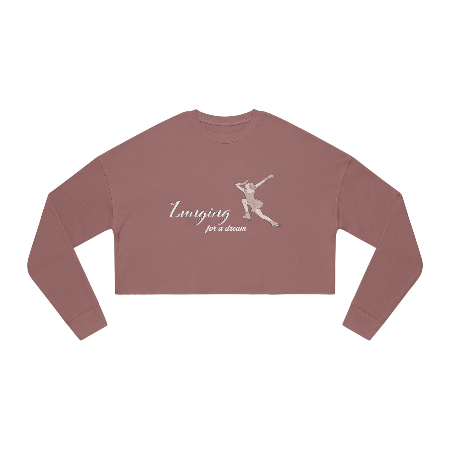 Lunging For a Dream Women's Cropped Sweatshirt