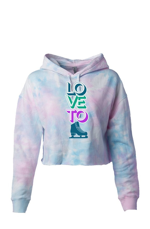 Love to Skate - Tie Dye Crop Top