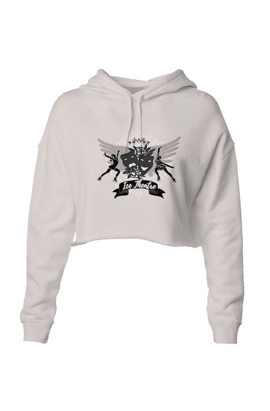 White Ice Theatre Lightweight Crop Hoodie