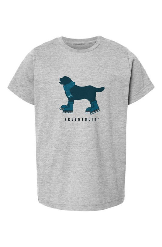 Grey Freestylin’ Youth Fine Jersey T-Shirt