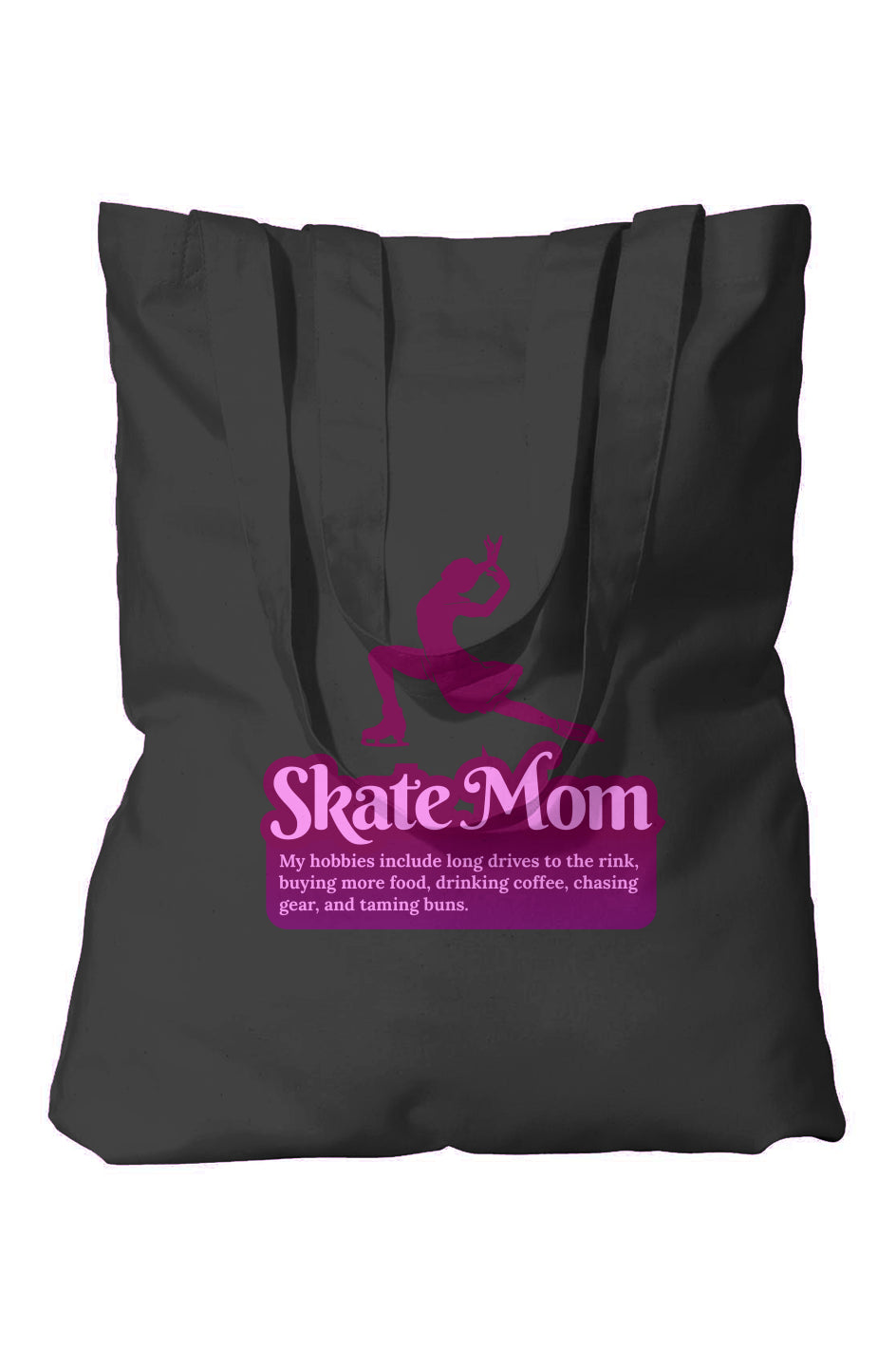 Skate Mom Hobbies Black Tote