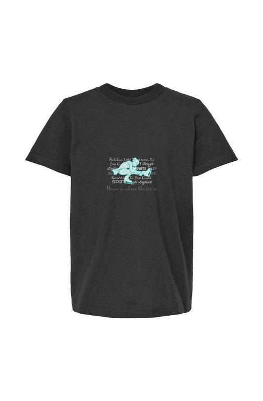 Home Is Where the Ice Is - Youth Fine Jersey Tee